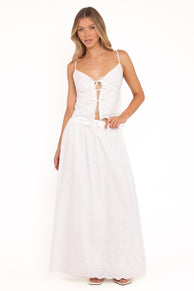 Blaire Skirt Set - White