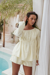 Bodhi Off Shoulder Top - Butter
