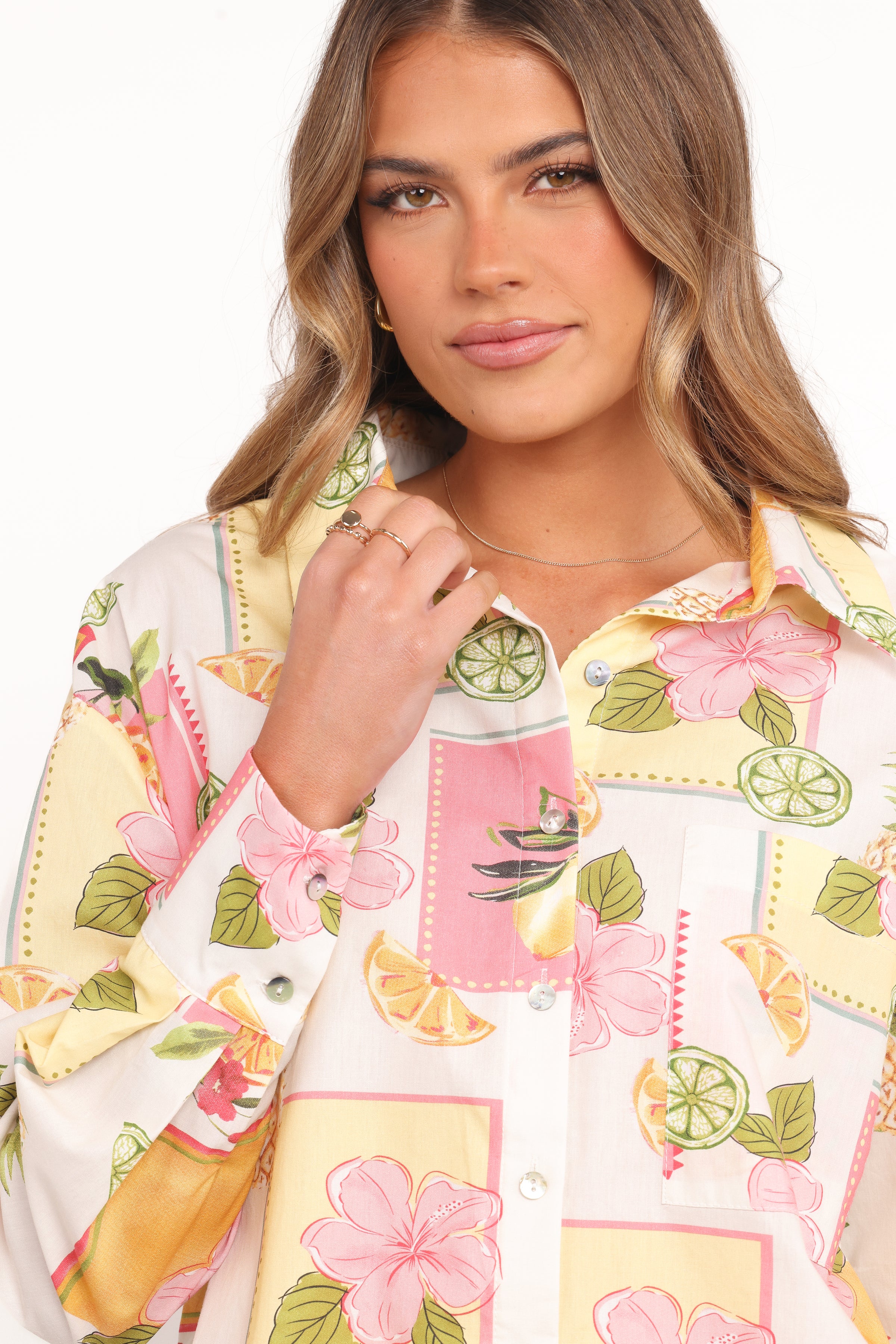 Bonnie Two Piece Set - Pink Lemon