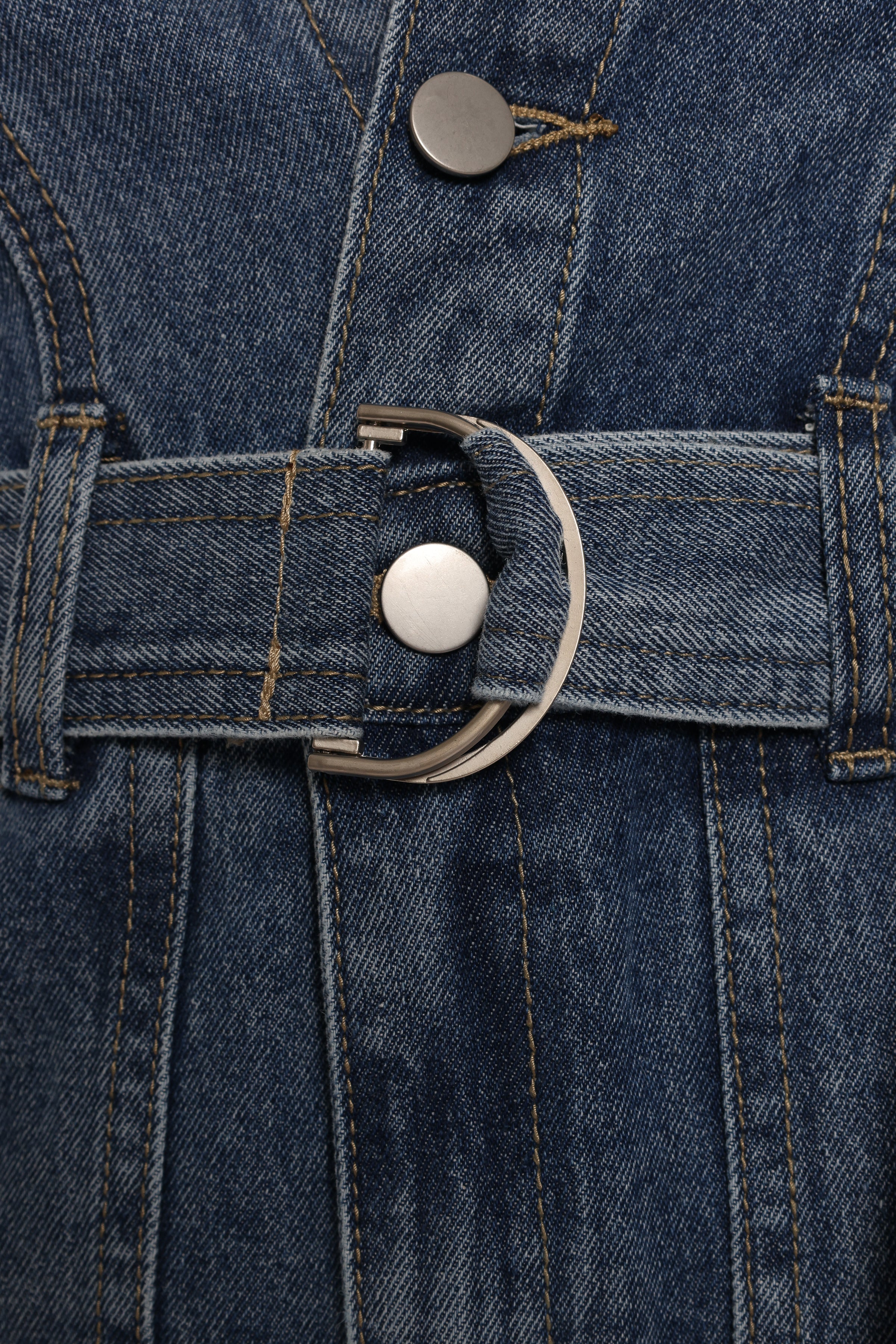 Brady Denim Playsuit - Blue