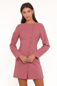 Brenton Mini Dress - Mauve
