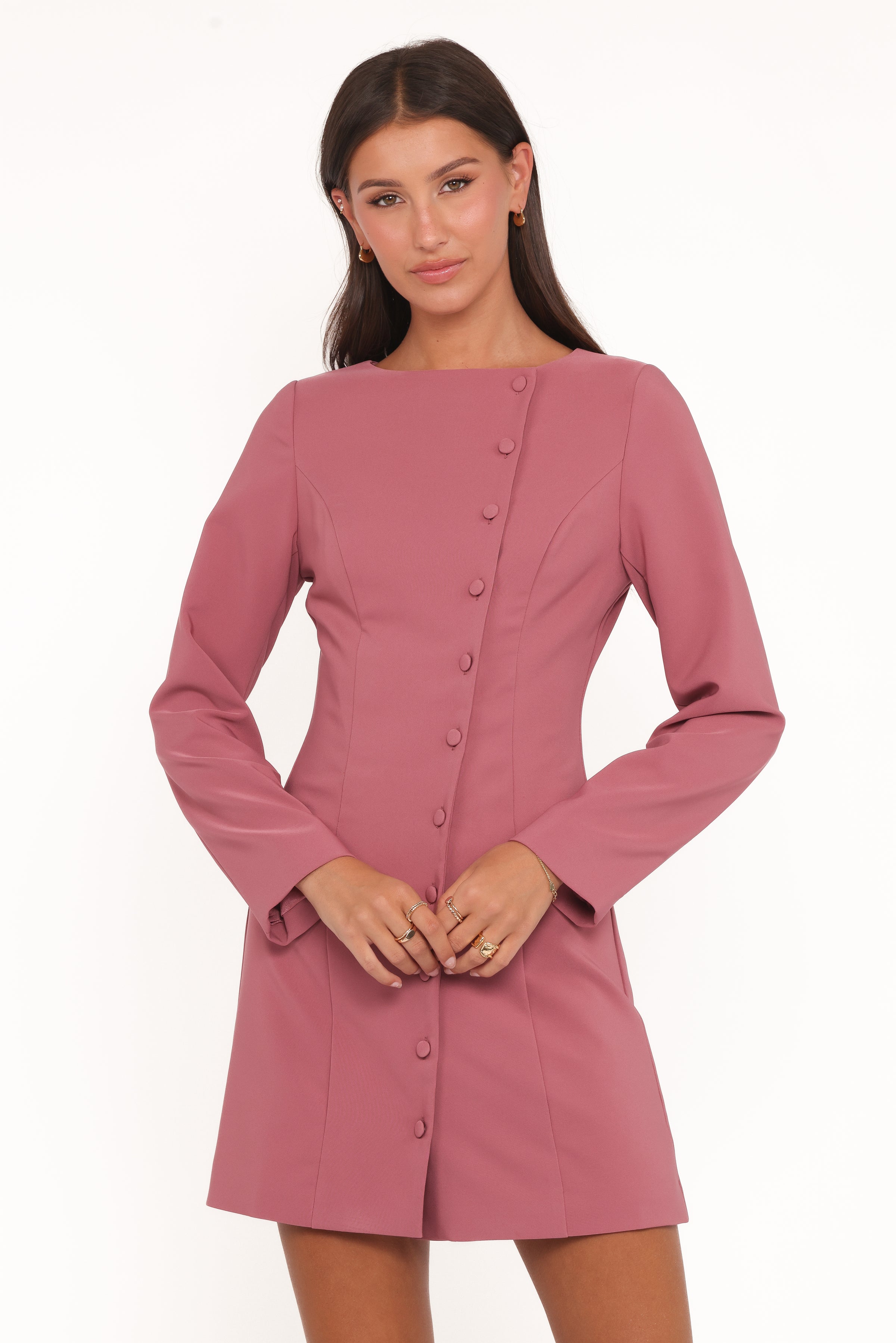 Brenton Mini Dress - Mauve