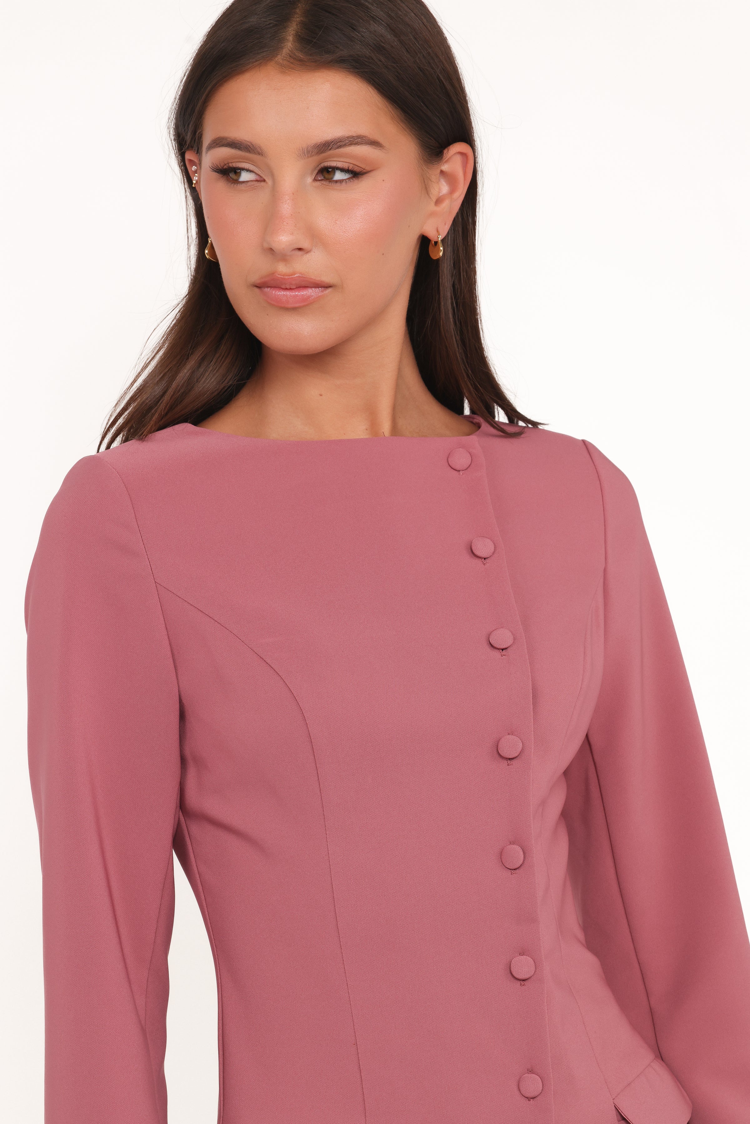 Brenton Mini Dress - Mauve