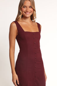 Brisa Maxi Dress - Cherry