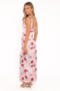 Brissa Maxi Dress - Pink Floral