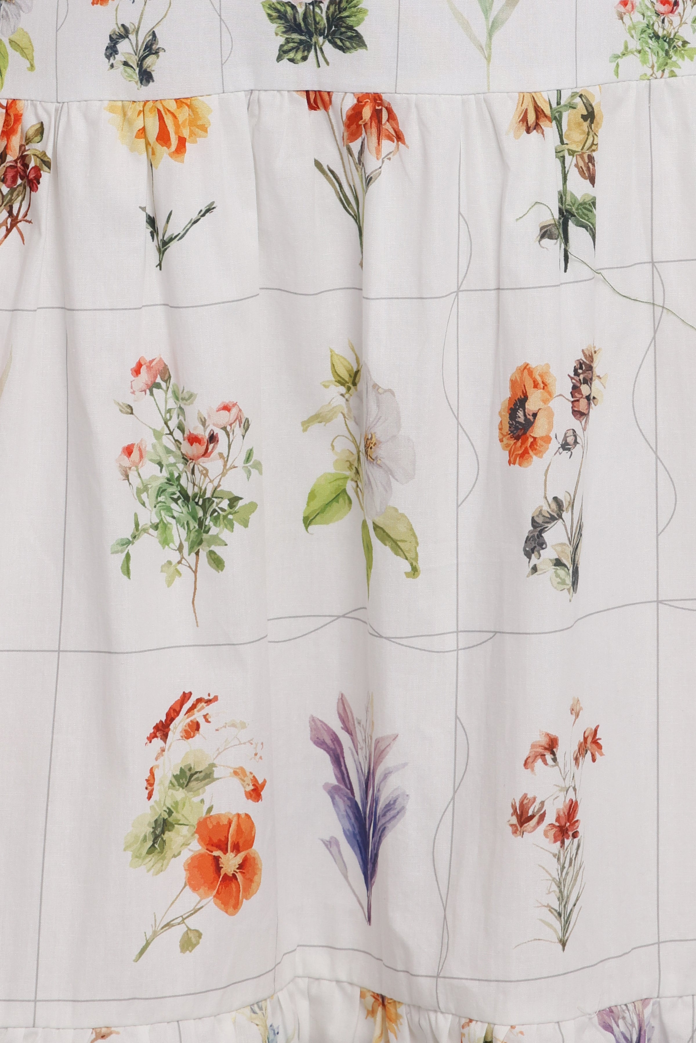 Brooks Maxi Dress - White Floral