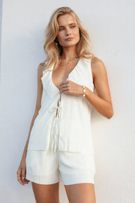 Busari Short Set - Cream