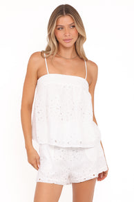 Calla Short Set - White