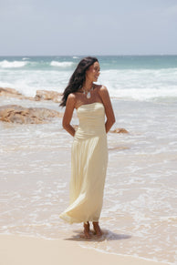 Calypso Maxi Dress - Butter Yellow