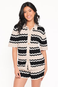 Cam Knitted Shirt - Sand