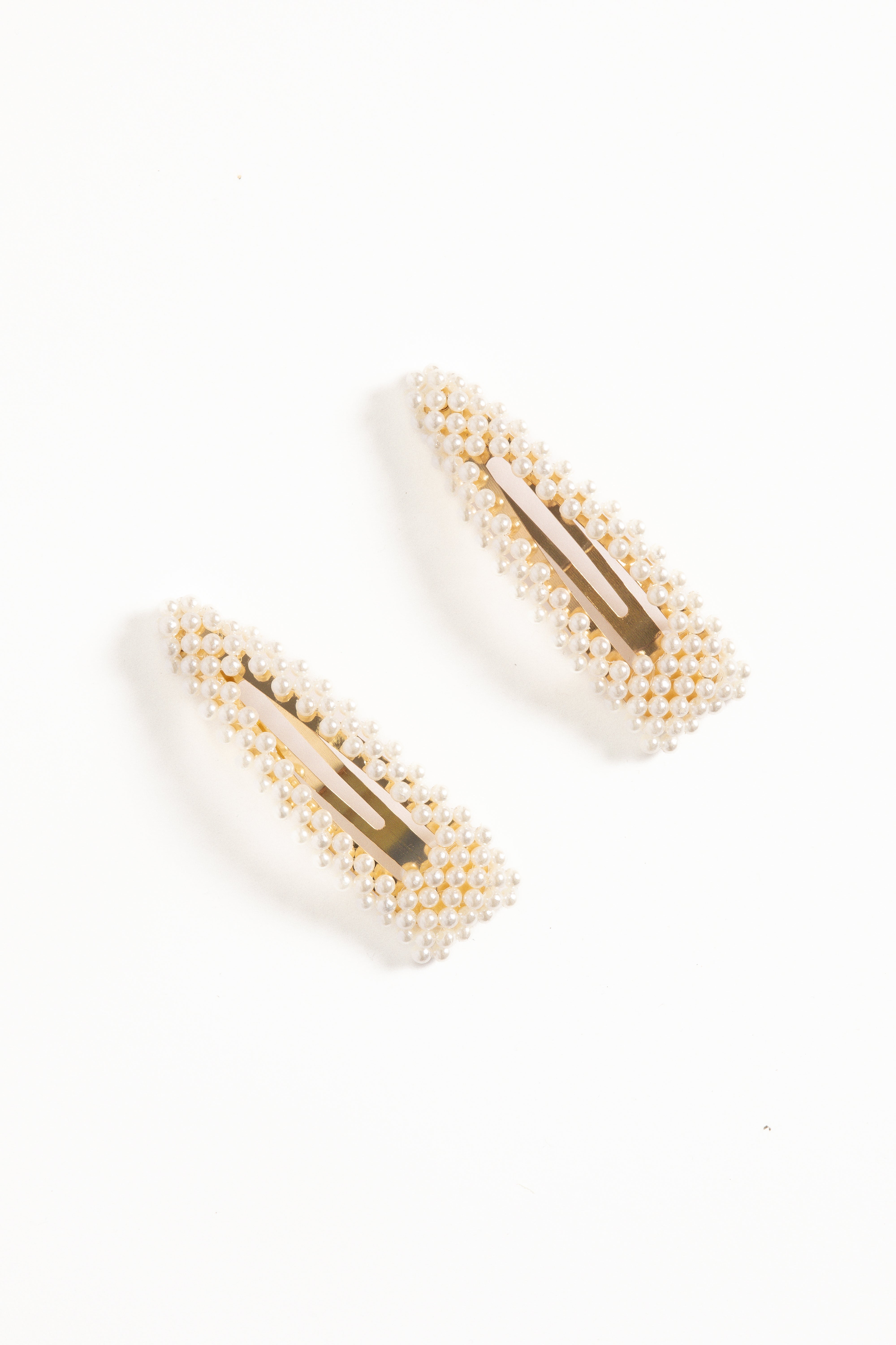 Carmen Hair Clip Set - Pearl