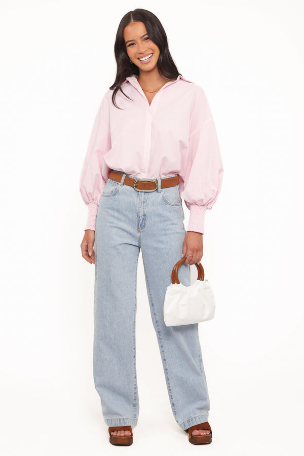 Carys Shirt - Pale Pink