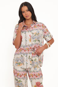 Cascais Shirt - Rose Tile