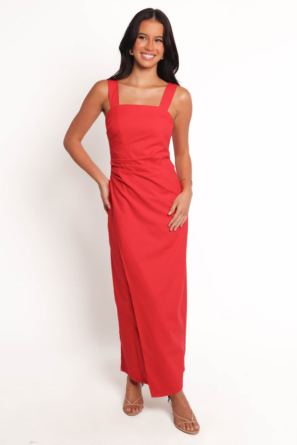 Caterina Maxi Dress - Red