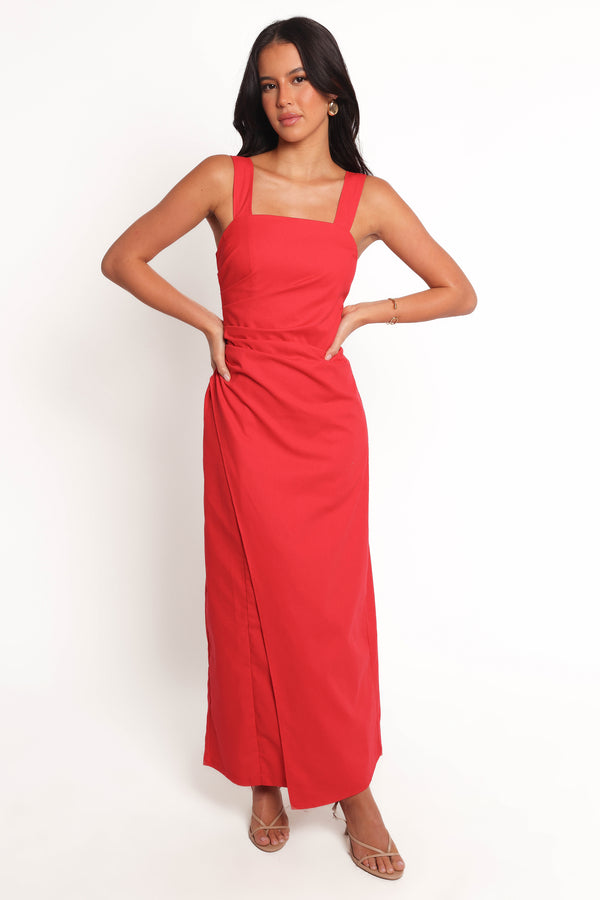 Caterina Maxi Dress - Red