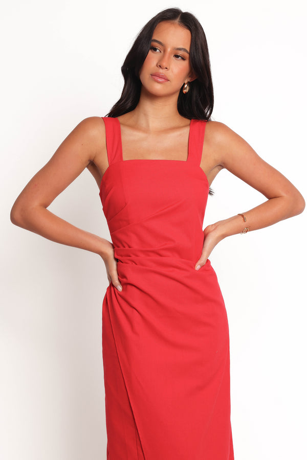 Caterina Maxi Dress - Red