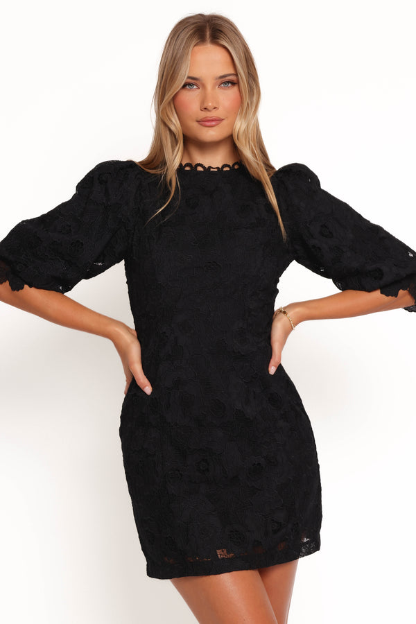 Catherine Mini Dress - Black