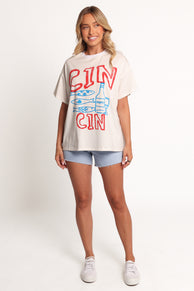 Cin Cin Tee - White