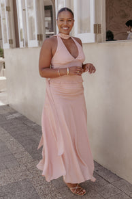 Cinthia Top - Peach Polka Dot