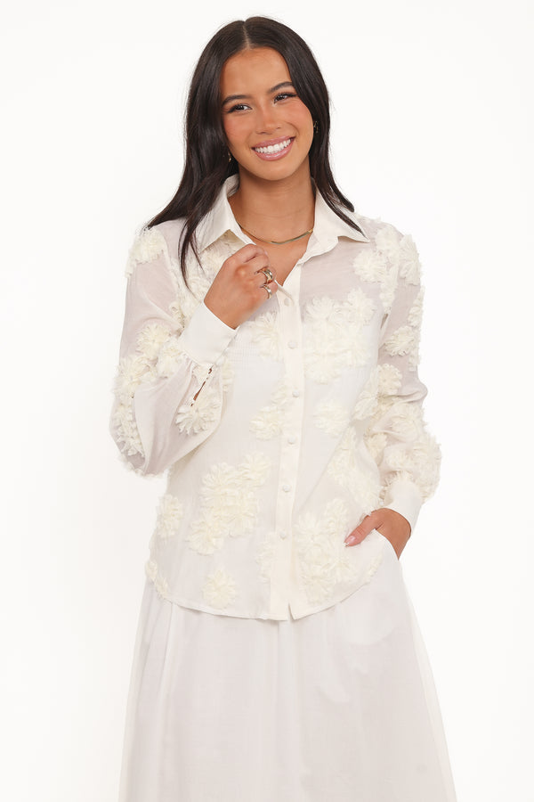 Cliona Shirt - Cream