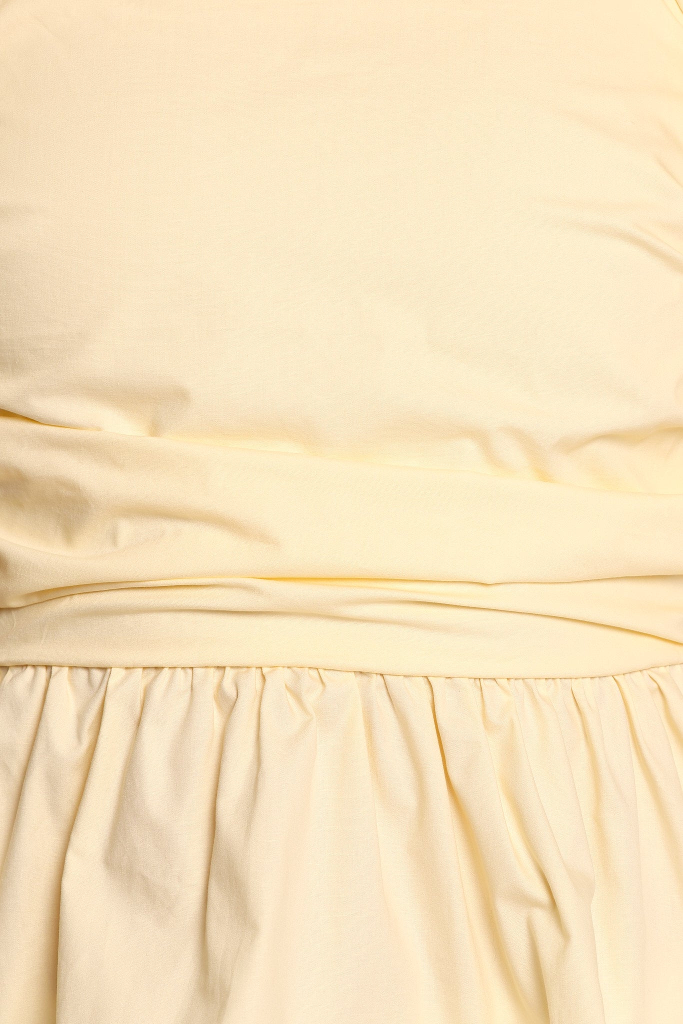 Clo Puff Sleeve Top - Butter Yellow