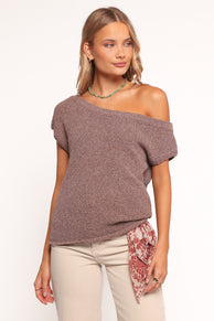 Coco Knit Top - Chocolate