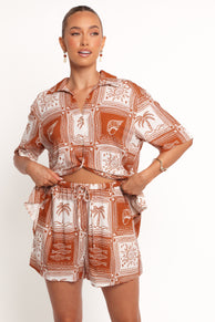 Cleo Shorts - Kohana Print