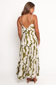 Cora Maxi Dress - Green