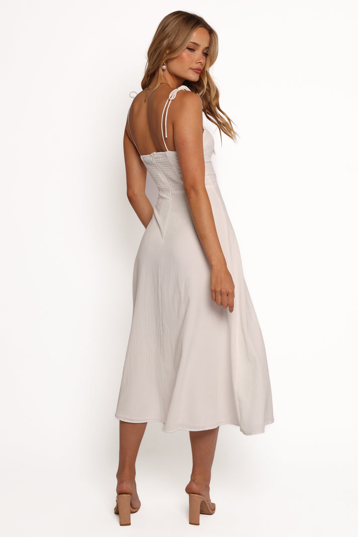 Collective Dress - Cordelia Midi Dress - White fifth image