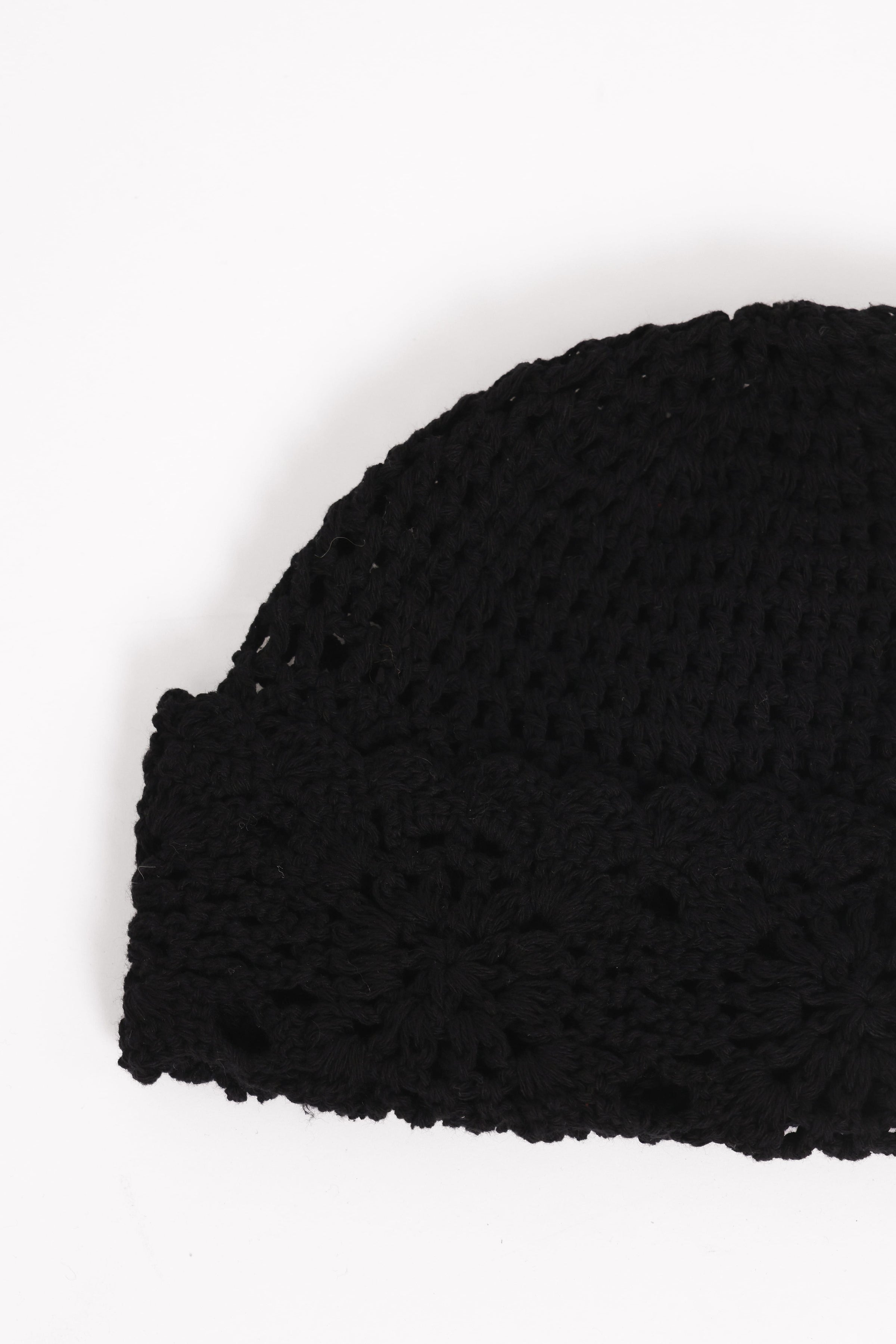 Crochet Beanie - Black