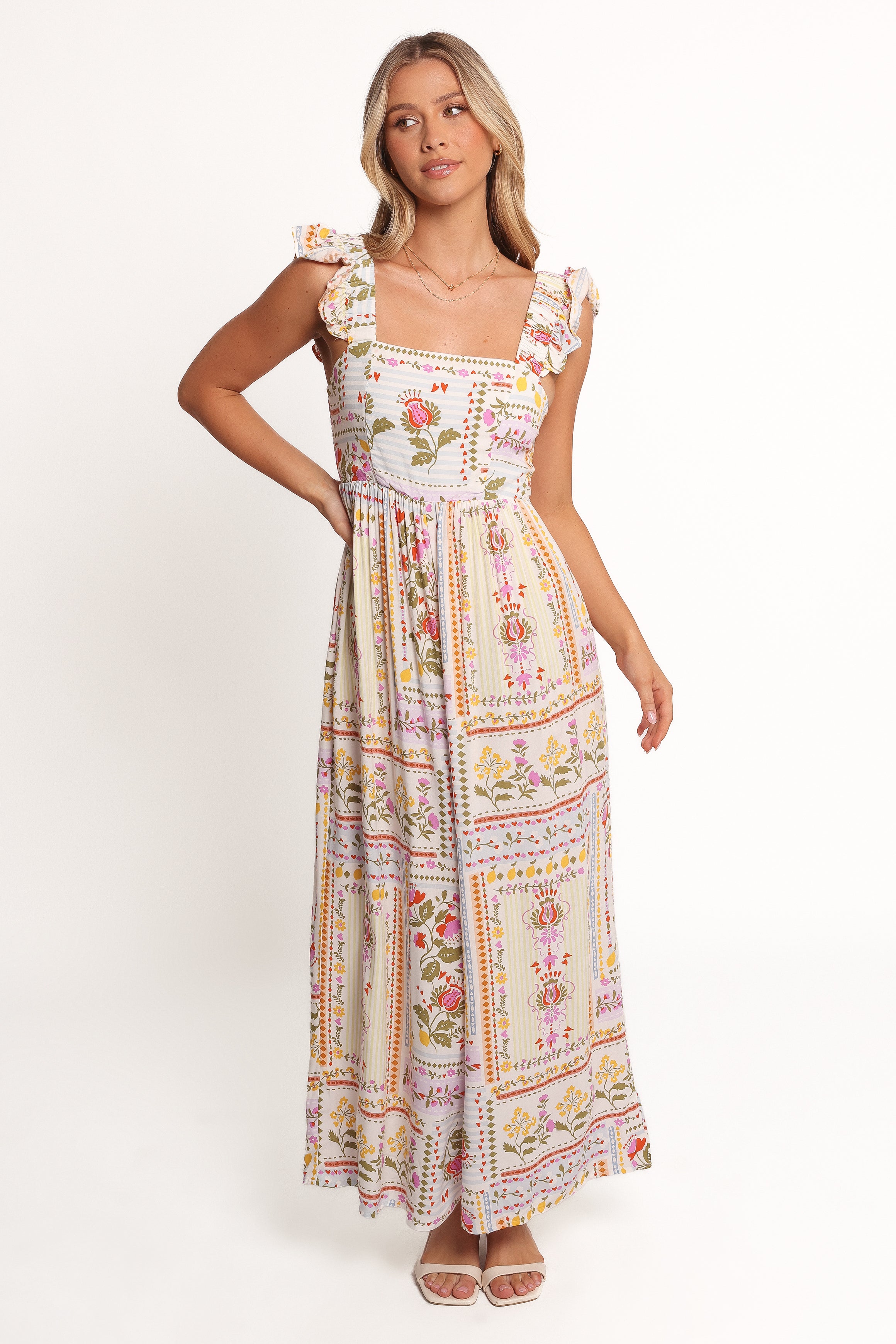 Cypress Jumpsuit - Floral Tile