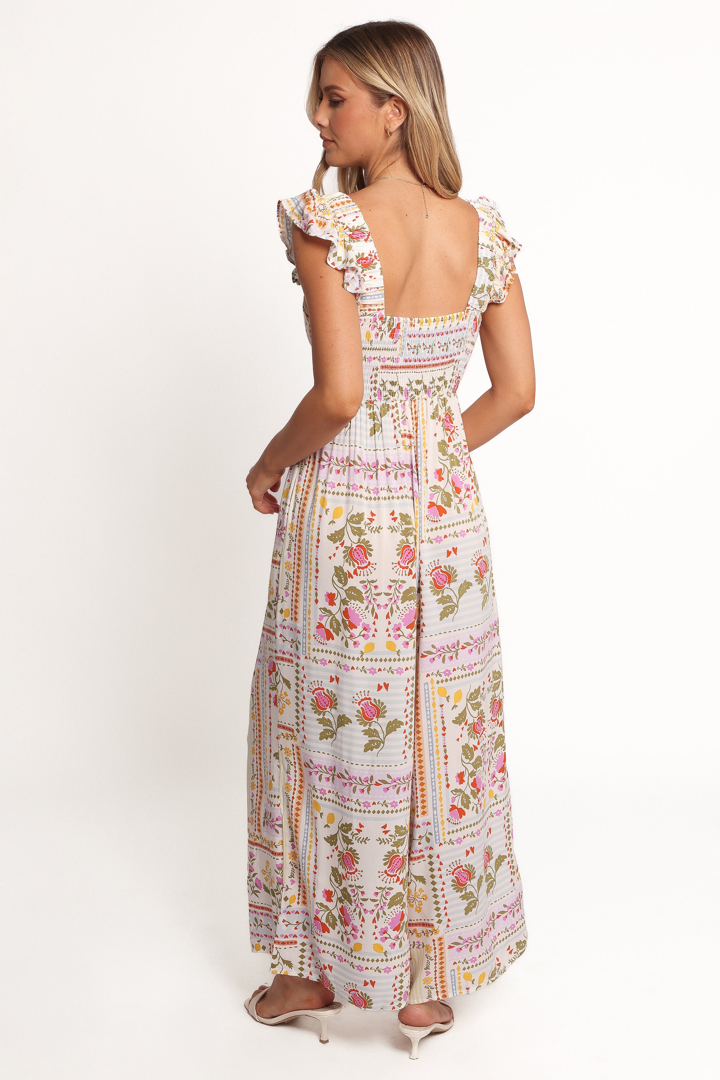 Cypress Jumpsuit - Floral Tile