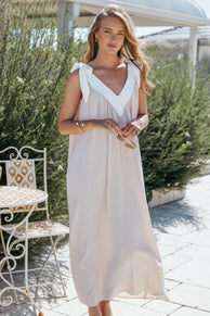 Dami Maxi Dress - Oatmeal