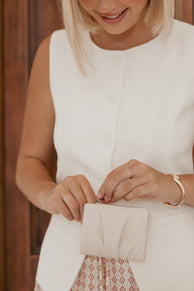 Collins Cardholder - Cream