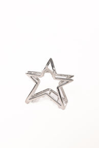 Danica Star Hair Clip - Silver