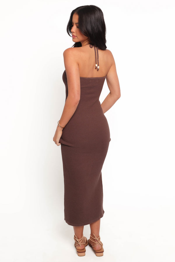 Darya Midi Dress - Cocoa