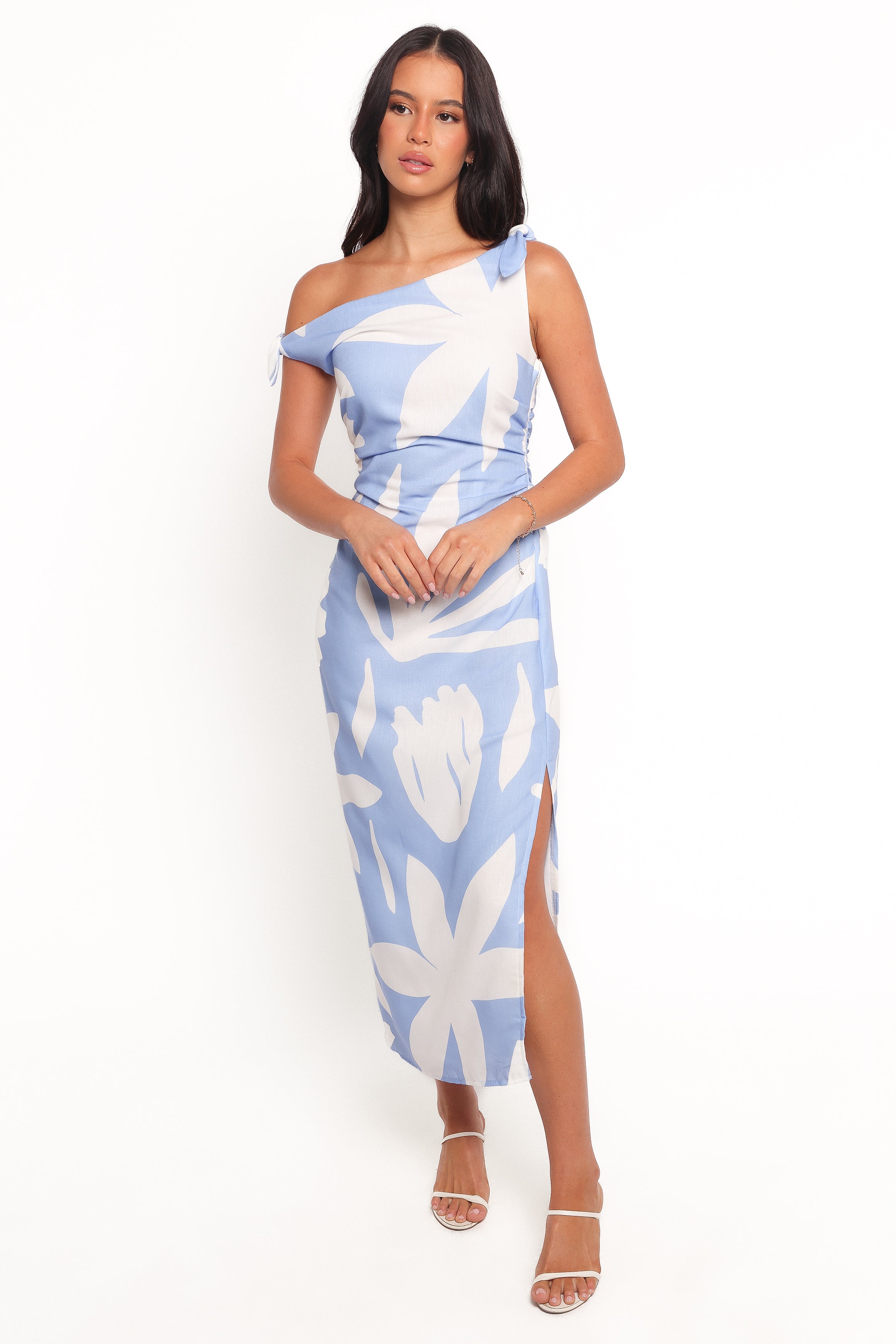 Delani Midi Dress - Blue Floral