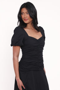 Denver Midi Dress - Black