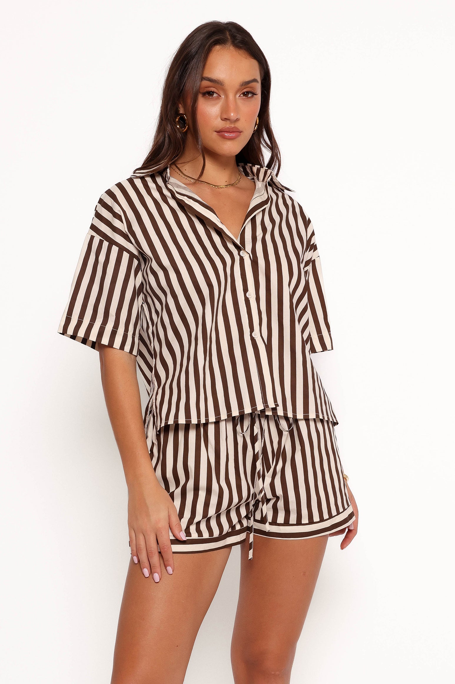 Dermot Set - Chocolate Stripe