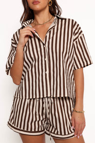 Dermot Set - Chocolate Stripe