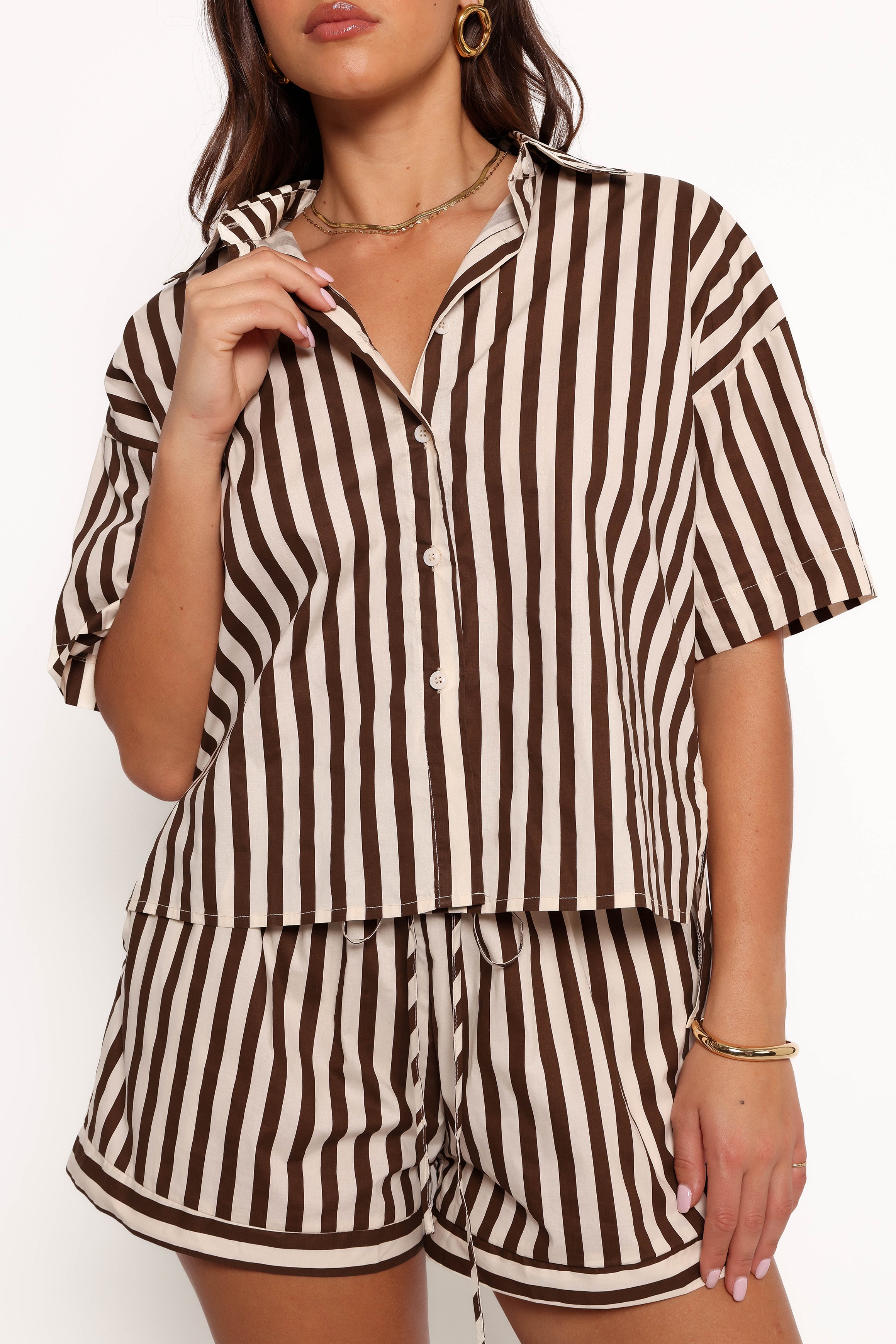 Dermot Set - Chocolate Stripe