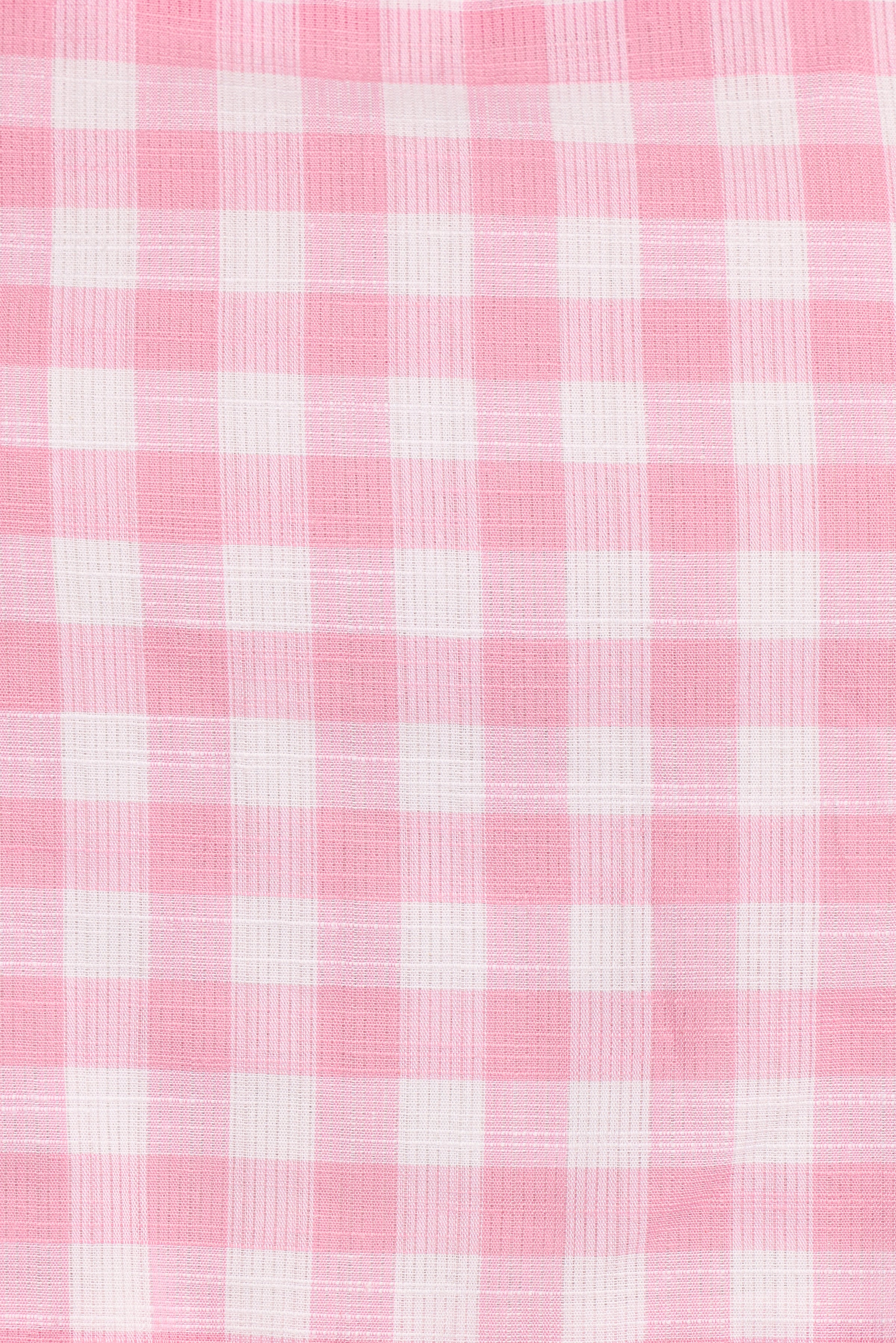 Devlin Cotton Top - Pink Gingham