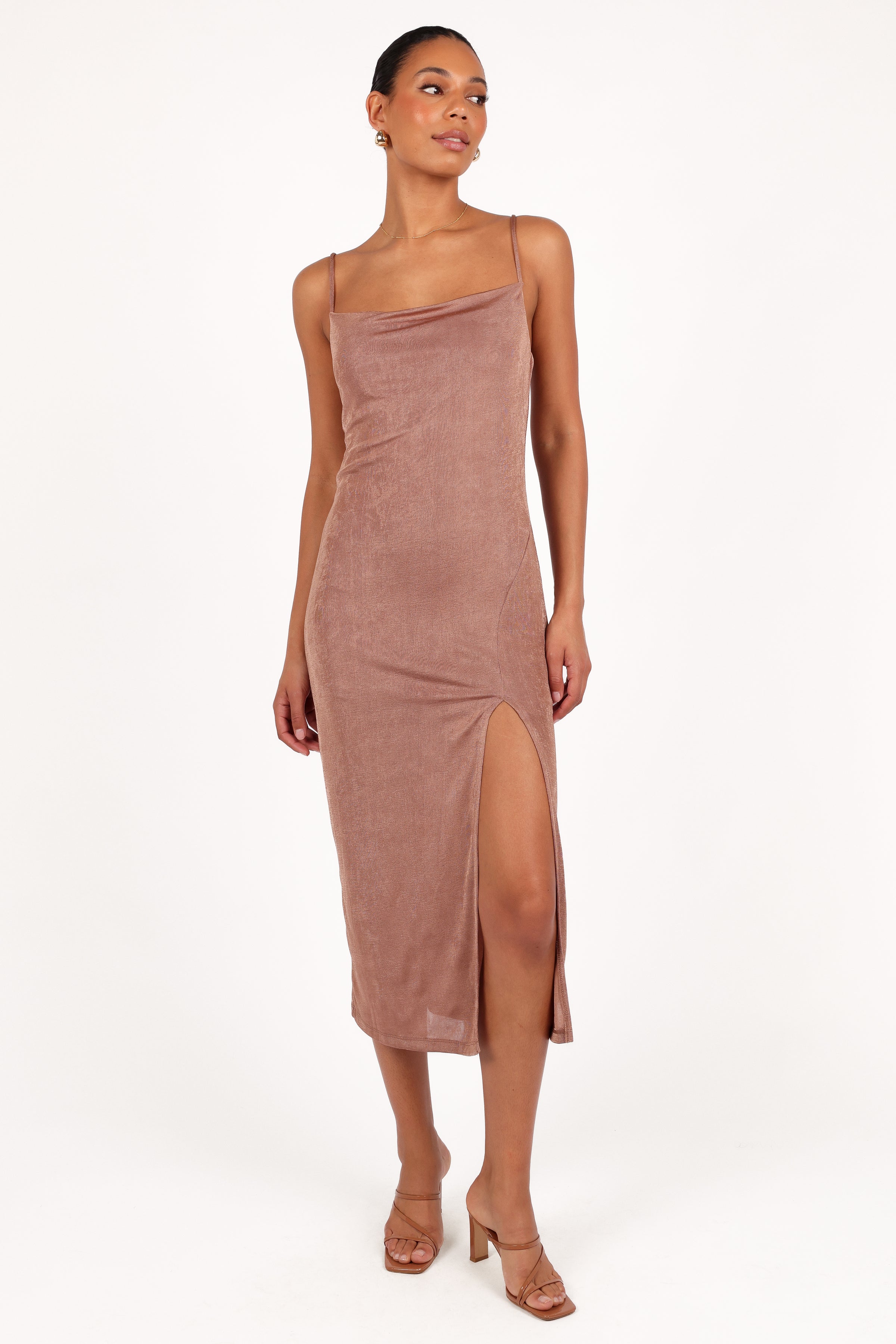 Diani Dress - Banksia Brown