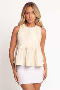 Doria Top - Cream