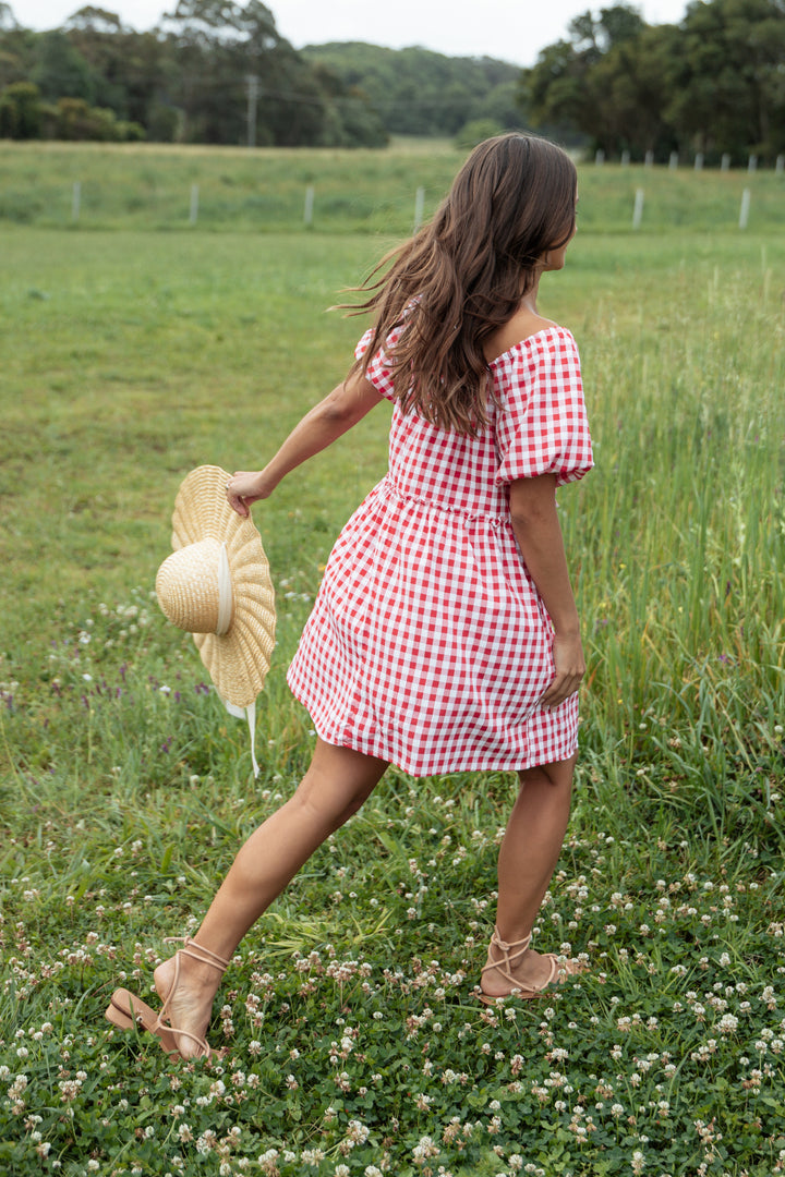 Collective Dress - Dorothea Mini Dress - Red third image