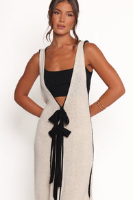 Draco Midi Dress - Cream