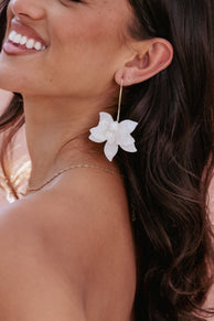 Edel Earrings - White