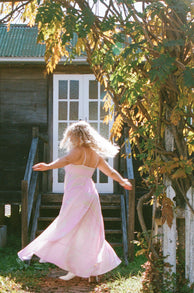 Elanor Maxi Dress - Pale Pink