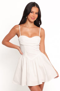 Elise Mini Dress - Off White