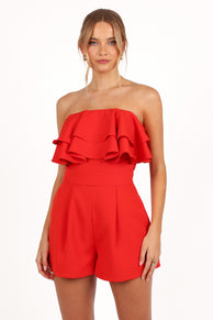 Elliott Playsuit - Red